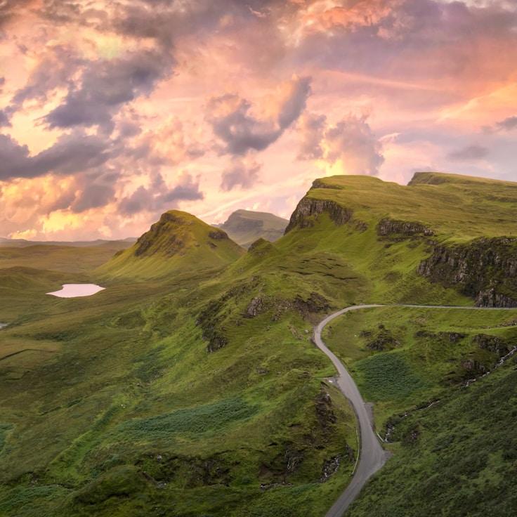 Alpine wilderness landscape